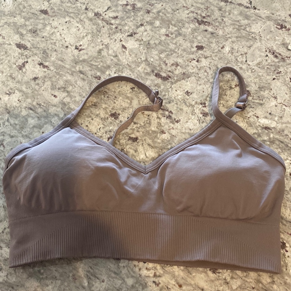Lululemon Ebb to street bra Purple sz 10 c/d